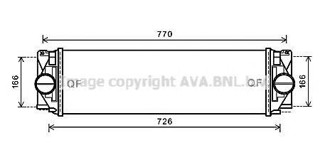 AVA QUALITY COOLING MSA4582 Інтеркулер