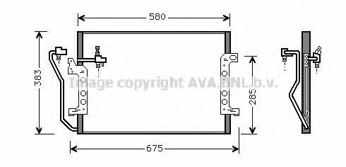 AVA QUALITY COOLING MSA5289 Конденсатор, кондиціонер