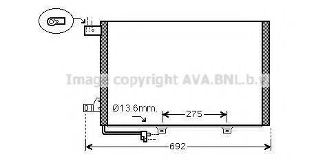 AVA QUALITY COOLING MSA5578D Конденсатор, кондиціонер