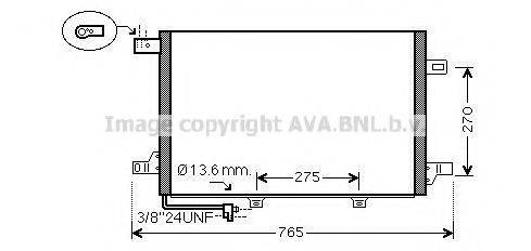 AVA QUALITY COOLING MSA5579D Конденсатор, кондиціонер