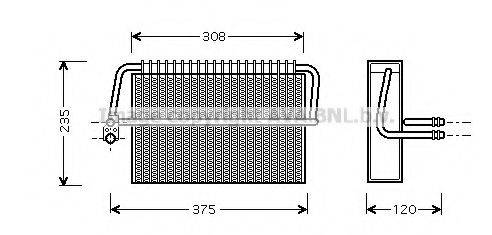 AVA QUALITY COOLING MSV326 Випарник, кондиціонер