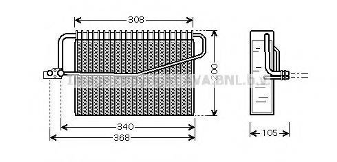 AVA QUALITY COOLING MSV381 Випарник, кондиціонер