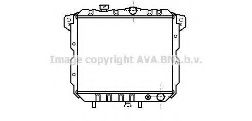 AVA QUALITY COOLING MT2034 Радіатор, охолодження двигуна