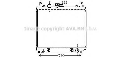 AVA QUALITY COOLING MT2138 Радіатор, охолодження двигуна