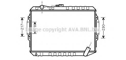 AVA QUALITY COOLING MT2164 Радіатор, охолодження двигуна