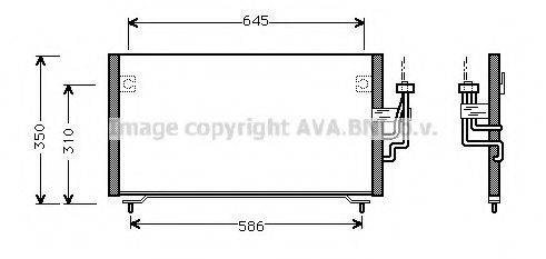 AVA QUALITY COOLING MT5106 Конденсатор, кондиціонер