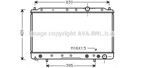 AVA QUALITY COOLING MTA2083 Радіатор, охолодження двигуна