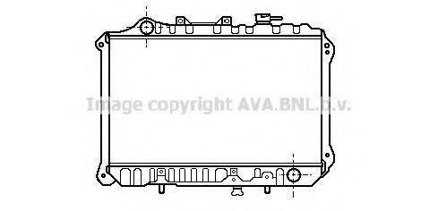 AVA QUALITY COOLING MZ2010 Радіатор, охолодження двигуна