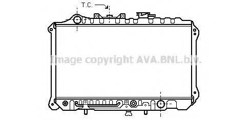 AVA QUALITY COOLING MZ2082 Радіатор, охолодження двигуна