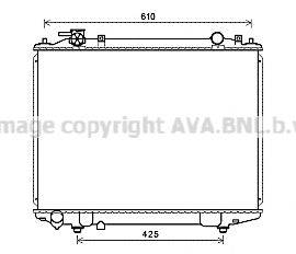 AVA QUALITY COOLING MZ2258 Радіатор, охолодження двигуна