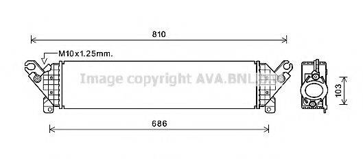 AVA QUALITY COOLING MZ4277 Інтеркулер