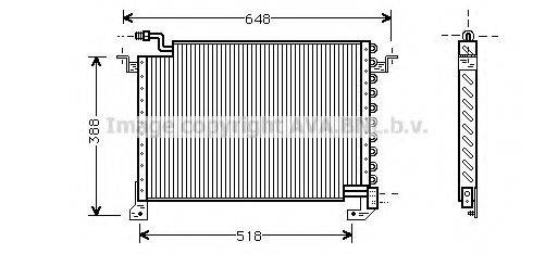 AVA QUALITY COOLING MZ5121 Конденсатор, кондиціонер