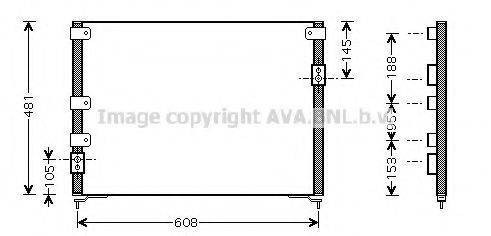 AVA QUALITY COOLING MZ5148 Конденсатор, кондиціонер