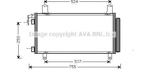 AVA QUALITY COOLING MZ5158D Конденсатор, кондиціонер