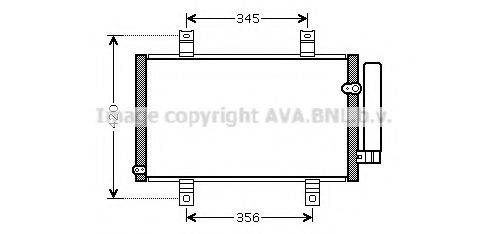 AVA QUALITY COOLING MZ5209D Конденсатор, кондиціонер