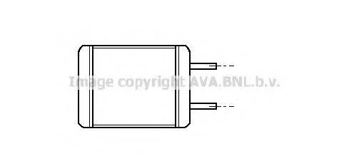 AVA QUALITY COOLING MZ6077 Теплообмінник, опалення салону