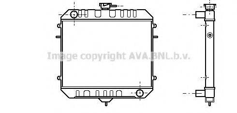 AVA QUALITY COOLING OL2034 Радіатор, охолодження двигуна