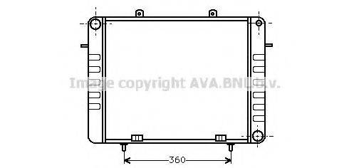 AVA QUALITY COOLING OL2038 Радіатор, охолодження двигуна