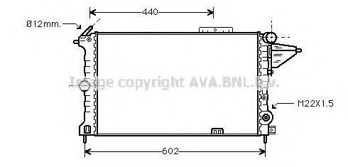 AVA QUALITY COOLING OL2119 Радіатор, охолодження двигуна