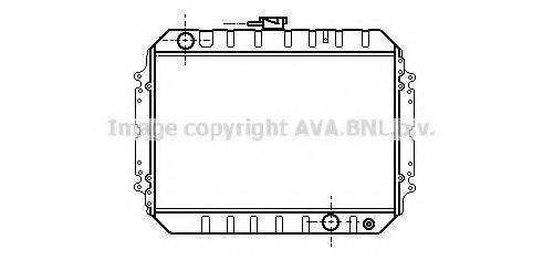 AVA QUALITY COOLING OL2176 Радіатор, охолодження двигуна