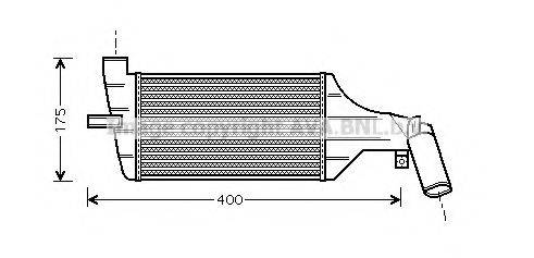 AVA QUALITY COOLING OL4325 Інтеркулер