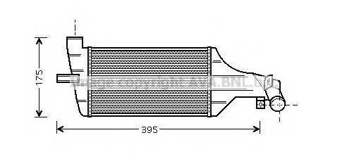 AVA QUALITY COOLING OL4374 Інтеркулер