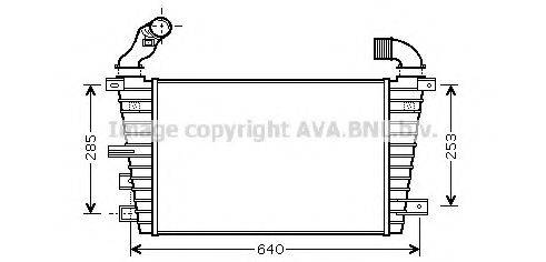 AVA QUALITY COOLING OL4416 Інтеркулер