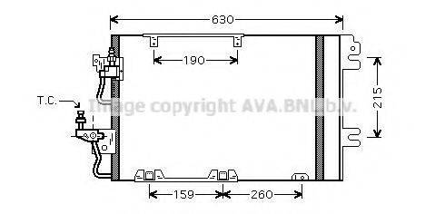 AVA QUALITY COOLING OL5367D Конденсатор, кондиціонер