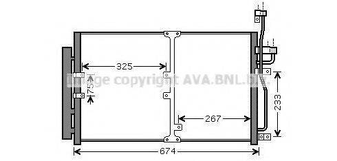 AVA QUALITY COOLING OL5425D Конденсатор, кондиціонер