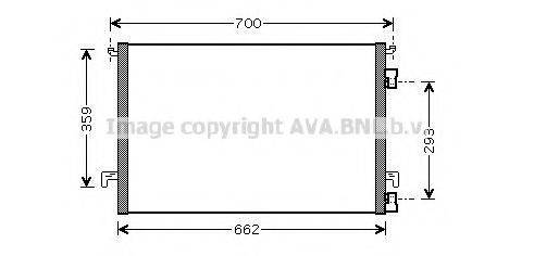 AVA QUALITY COOLING OL5457D Конденсатор, кондиціонер