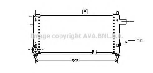 AVA QUALITY COOLING OLA2054 Радіатор, охолодження двигуна