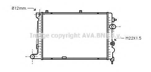 AVA QUALITY COOLING OLA2174 Радіатор, охолодження двигуна