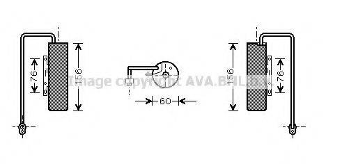 AVA QUALITY COOLING OLD336 Осушувач, кондиціонер