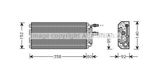 AVA QUALITY COOLING OLV049 Випарник, кондиціонер