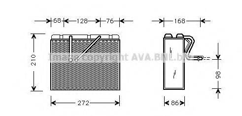 AVA QUALITY COOLING OLV301 Випарник, кондиціонер