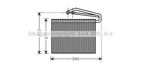 AVA QUALITY COOLING OLV400 Випарник, кондиціонер