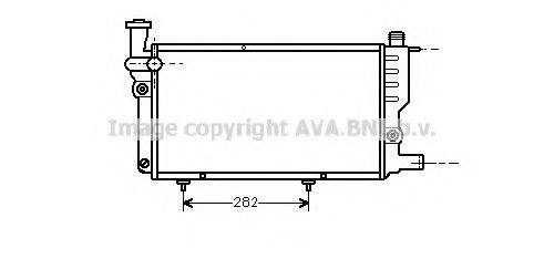 AVA QUALITY COOLING PE2095 Радіатор, охолодження двигуна