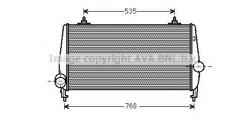 AVA QUALITY COOLING PE4354 Інтеркулер