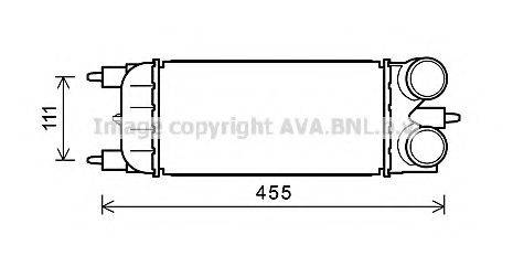 AVA QUALITY COOLING PE4365 Інтеркулер