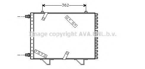 AVA QUALITY COOLING PE5167 Конденсатор, кондиціонер