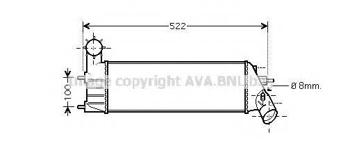 AVA QUALITY COOLING PEA4261 Інтеркулер