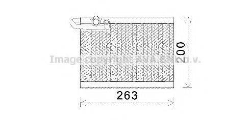 AVA QUALITY COOLING PEV351 Випарник, кондиціонер