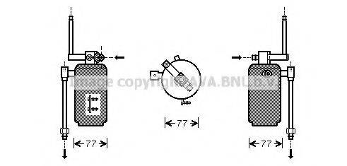 AVA QUALITY COOLING PRD049 Осушувач, кондиціонер