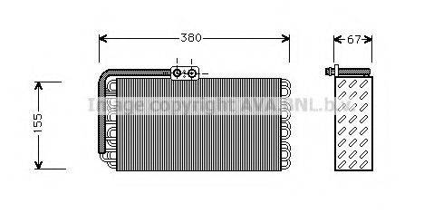 AVA QUALITY COOLING PRV027 Випарник, кондиціонер