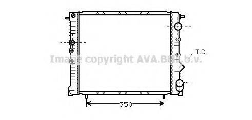 AVA QUALITY COOLING RT2005 Радіатор, охолодження двигуна