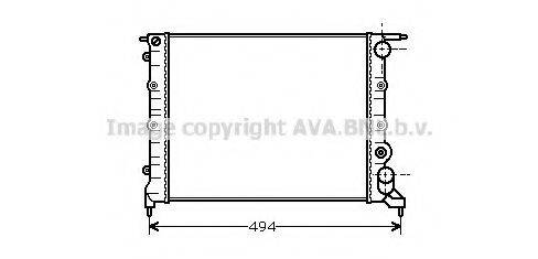 AVA QUALITY COOLING RT2043 Радіатор, охолодження двигуна