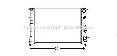 AVA QUALITY COOLING RT2108 Радіатор, охолодження двигуна