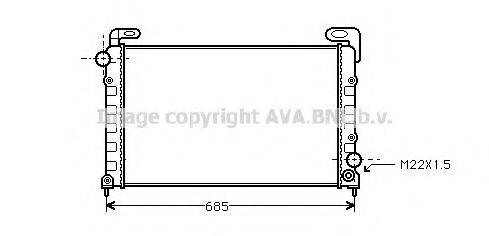 AVA QUALITY COOLING RT2135 Радіатор, охолодження двигуна