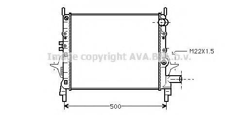 AVA QUALITY COOLING RT2206 Радіатор, охолодження двигуна