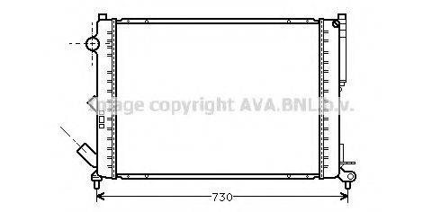 AVA QUALITY COOLING RT2301 Радіатор, охолодження двигуна